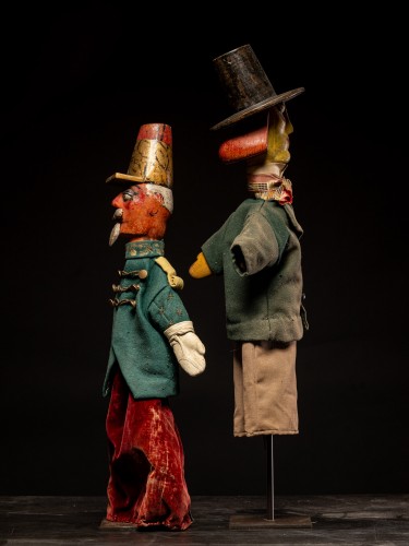 19th century - Collection of seven 19th C Authentic French Glove Puppets.