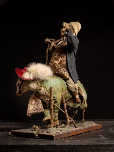 Allégorie de la Révolution française en taxidermie du XVIIIe siècle - Objets de Curiosité Style 