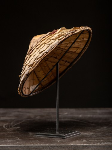 Ethnographic Fish Scale Hat, South Sumatra - 