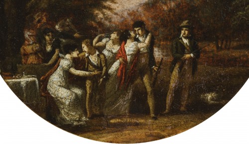 The Departure of the Vendéens by Pierre-Paul Prud&#039;hon  - Directoire