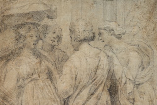 Quatre femmes de Francesco Furini d'après le bas-relief de L. Ghiberti - Stéphane Renard Fine Art