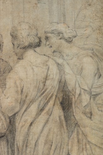 Quatre femmes de Francesco Furini d'après le bas-relief de L. Ghiberti - 