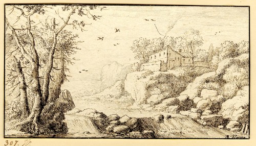 L'arbre aux oiseaux par  Albert Flamen (1620-1674) - Stéphane Renard Fine Art