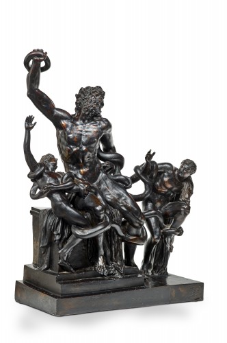 Sculpture Sculpture en Bronze - Laocoon et ses fils par Giacomo Zoffoli (1731-1785)