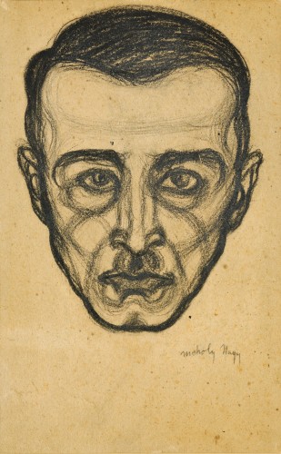 Portrait d'homme par László Moholy-Nagy (1895 - 1946)