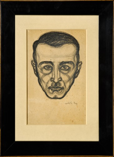 Portrait of a Man by László Moholy-Nagy (1895 - 1946) - Paintings & Drawings Style 