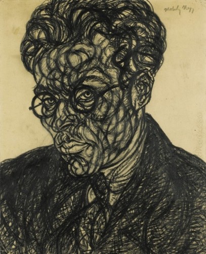 XXe siècle - Portrait d'homme par László Moholy-Nagy (1895 - 1946)