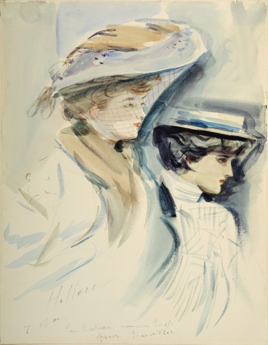 Two Women by Paul Helleu