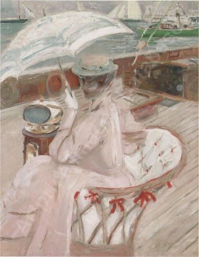 Art nouveau - Two Women by Paul Helleu