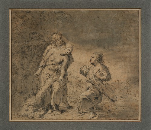 Cephalus and Procris by Leonaert Bramer - Paintings & Drawings Style 