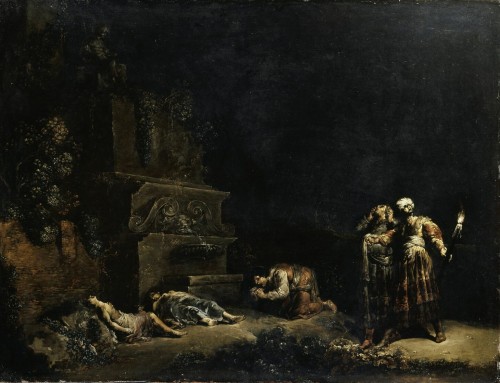 Antiquités - Cephalus and Procris by Leonaert Bramer