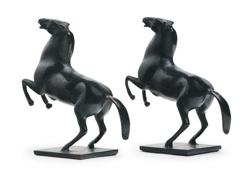 Paire de chevaux cabrés, deux bronzes signés et numérotés par Arno Breker (ca. 1978) - Stéphane Renard Fine Art