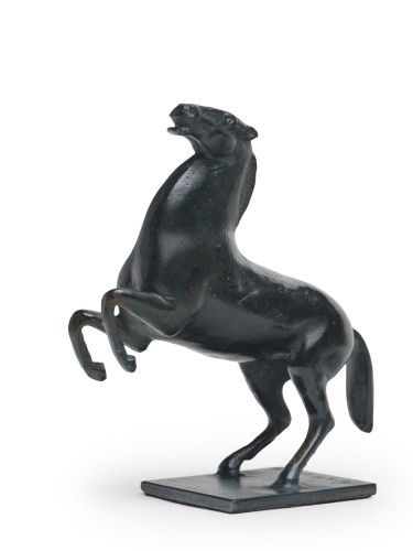  - Paire de chevaux cabrés, deux bronzes signés et numérotés par Arno Breker (ca. 1978)