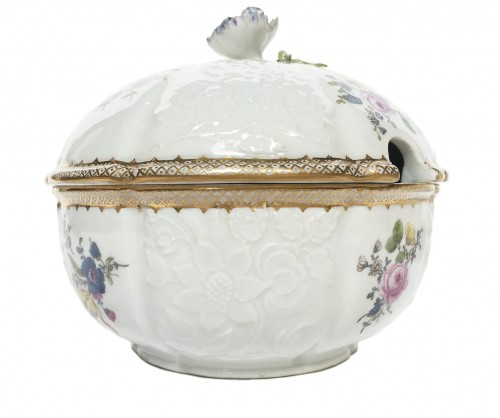 Paire de sucriers en porcelaine de Meissen vers 1748-1775 - Céramiques, Porcelaines Style 
