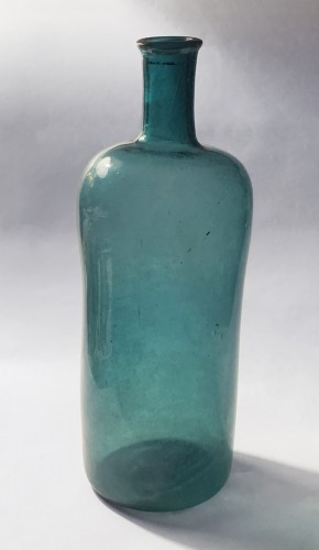 Glass & Crystal  - A Large Glass Bottle