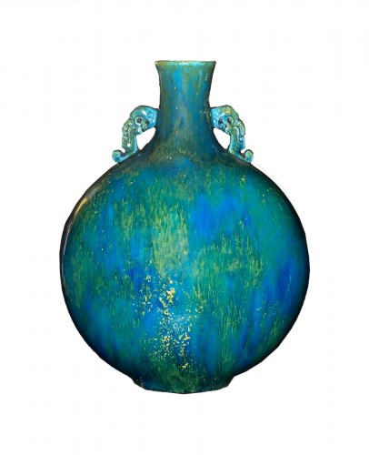 Porcelain flask by Paul Milet
