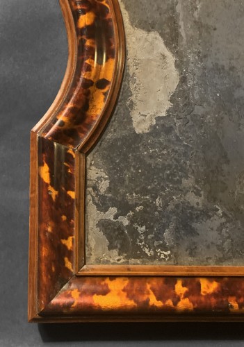 Mirrors, Trumeau  - A Régence tortoiseshell toilet mirror