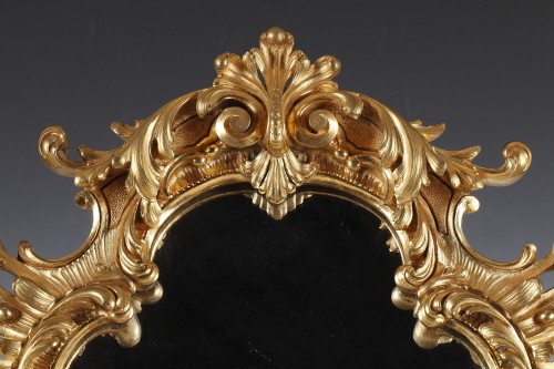 Suite de trois miroirs à chevalet, Italie XIXe siècle - Tobogan Antiques