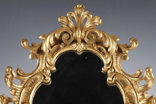 XIXe siècle - Suite de trois miroirs à chevalet, Italie XIXe siècle