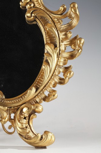 Suite de trois miroirs à chevalet, Italie XIXe siècle - 