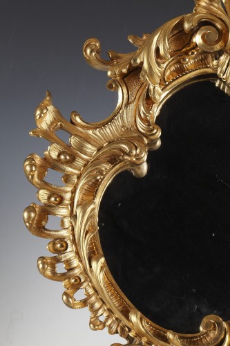  - Suite de trois miroirs à chevalet, Italie XIXe siècle