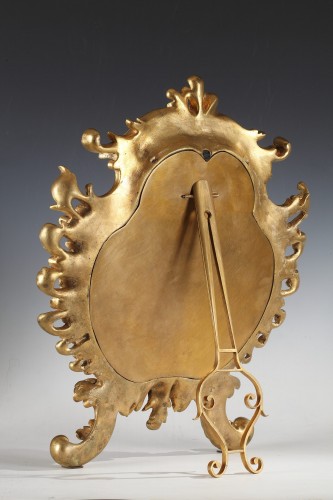 Antiquités - Suite de trois miroirs à chevalet, Italie XIXe siècle