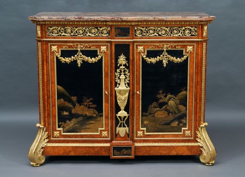 Importante Paire de Cabinets par M. Befort, France circa 1870 - Tobogan Antiques