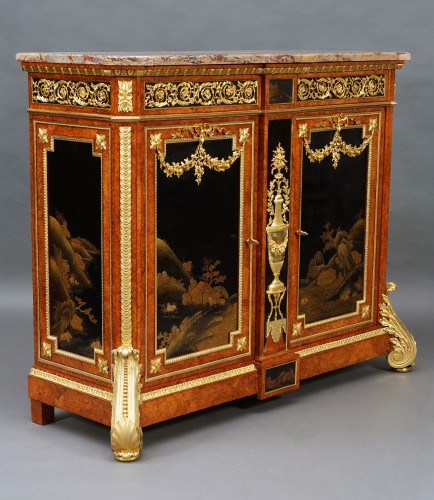 Antiquités - Important Pair of Cabinets by M. Befort, France, circa 1870