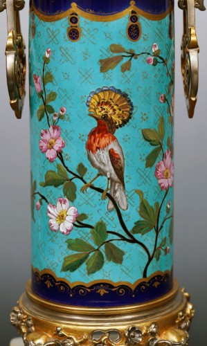 Pair of &quot;Japonisme&quot; Vases attr. to E. Cornu, France, Circa 1870 - Napoléon III