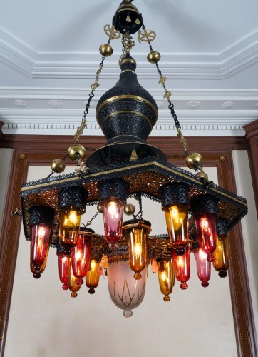 Rare Oriental Chandelier, Morocco circa 1900 - 