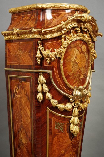 19th century - Display Pedestal attributed to A.-G. Fourdinois, France circa 1865