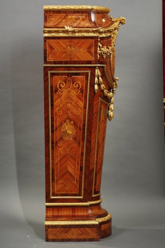 Antiquités - Display Pedestal attributed to A.-G. Fourdinois, France circa 1865