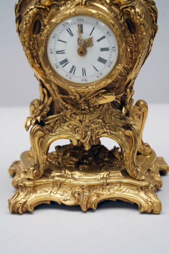 Horology  - Clock &quot;la Source&quot; Attributed to F. Linke And L. Messagé, France Circa 1890