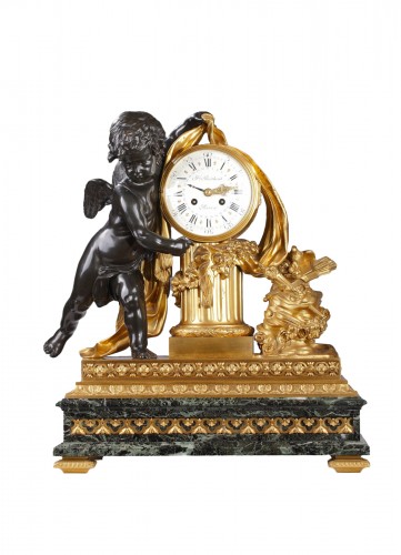 &quot;Cupid&quot; Clock signed F. Berthoud, France circa 1880