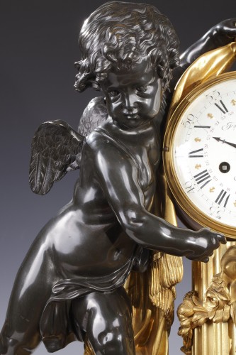 &quot;Cupid&quot; Clock signed F. Berthoud, France circa 1880 - Horology Style 