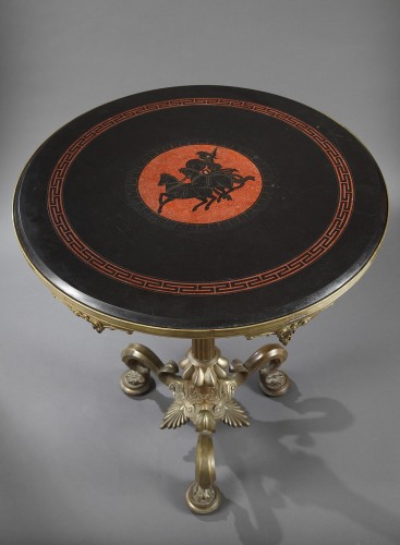 Mobilier Table & Guéridon - Guéridon néo-Pompéien attribué à F. Barbedienne, France circa 1860