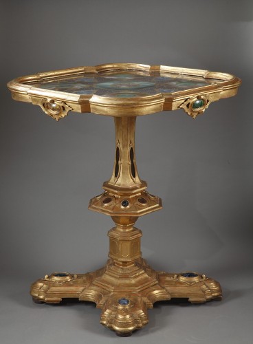 Furniture  - Venetian Center Table, Italy 2nd Half Of The19th Century