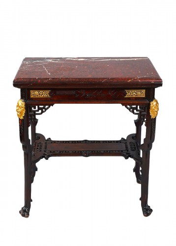 Table à Ecrire Japonisante attribué à G. Viardot, France circa 1880