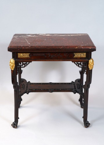 &quot;Japonisme&quot; Writing-Table attributed to G. Viardot, France, circa 1880 - Furniture Style 