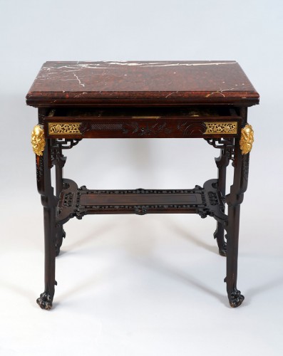 Furniture  - &quot;Japonisme&quot; Writing-Table attributed to G. Viardot, France, circa 1880