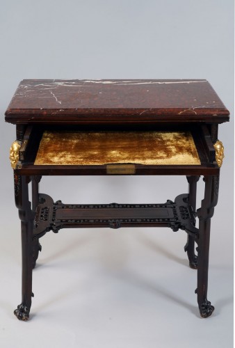 Table à Ecrire Japonisante attribué à G. Viardot, France circa 1880 - Tobogan Antiques