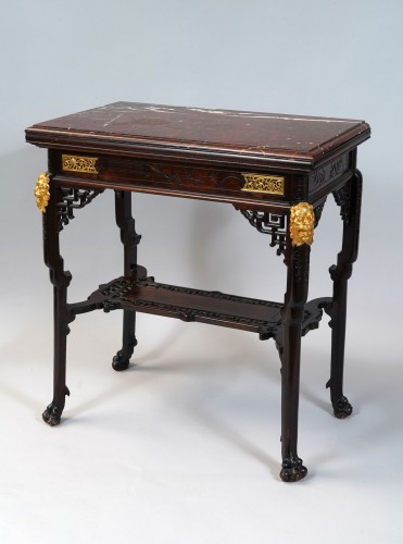 19th century - &quot;Japonisme&quot; Writing-Table attributed to G. Viardot, France, circa 1880