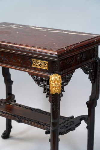 &quot;Japonisme&quot; Writing-Table attributed to G. Viardot, France, circa 1880 - 