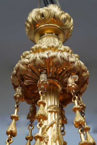 Lustre à Têtes d’Aigle attribué à H. Vian, France, circa 1890 - Tobogan Antiques