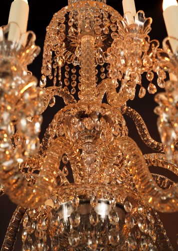 XIXe siècle - Lustre en cristal de Baccarat, France circa 1890