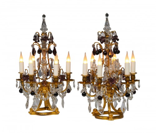 Pair of Girandoles attr. to H. Vian, France circa 1890