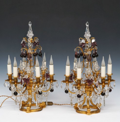 Pair of Girandoles attr. to H. Vian, France circa 1890 - 