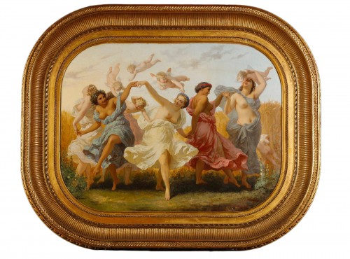 The Round Of The Nymphs signed H. Picou, France circa 1870