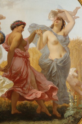 19th century - The Round Of The Nymphs signed H. Picou, France circa 1870