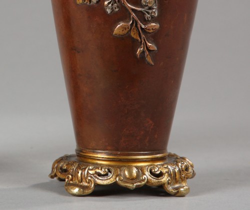 XIXe siècle - Paire de Vases Japonisants attribué à Susse Frères, France circa 1880